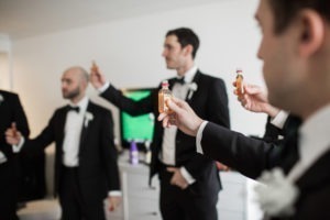 Winter wedding in Stone Harbor, New Jersey.