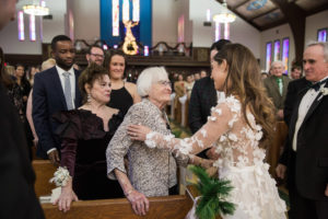 Winter wedding in Stone Harbor, New Jersey.