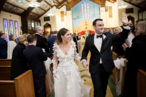 Winter wedding in Stone Harbor, New Jersey.