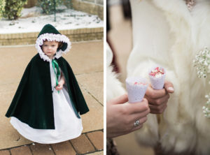 Winter wedding in Stone Harbor, New Jersey.
