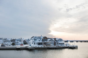 Winter wedding in Stone Harbor, New Jersey.