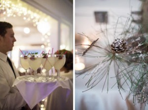 Winter wedding in Stone Harbor, New Jersey.