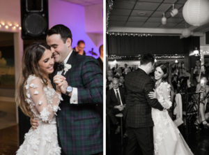 Winter wedding in Stone Harbor, New Jersey.