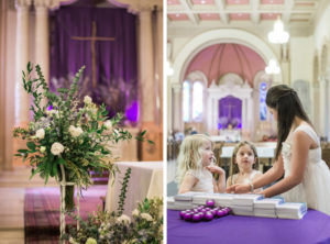 Wedding in San Francisco with photos in Baker Beach and the Haight Ashbury.