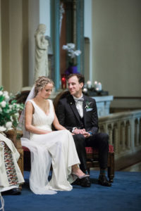 Wedding in San Francisco with photos in Baker Beach and the Haight Ashbury.