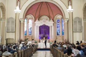 Wedding in San Francisco with photos in Baker Beach and the Haight Ashbury.