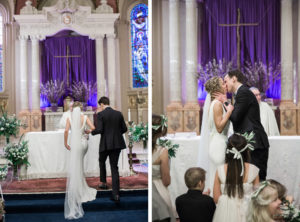 Wedding in San Francisco with photos in Baker Beach and the Haight Ashbury.