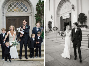 Wedding in San Francisco with photos in Baker Beach and the Haight Ashbury.