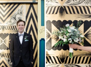 Wedding in San Francisco with photos in Baker Beach and the Haight Ashbury.