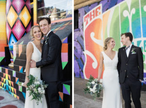 Wedding in San Francisco with photos in Baker Beach and the Haight Ashbury.