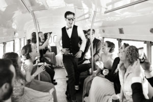 Wedding in San Francisco with photos in Baker Beach and the Haight Ashbury.