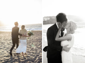 Wedding in San Francisco with photos in Baker Beach and the Haight Ashbury.