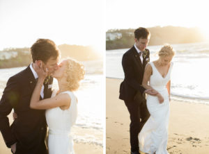 Wedding in San Francisco with photos in Baker Beach and the Haight Ashbury.