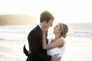 Wedding in San Francisco with photos in Baker Beach and the Haight Ashbury.
