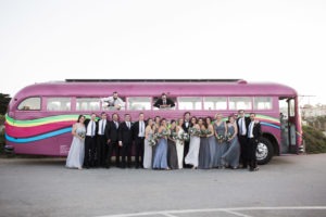 Wedding in San Francisco with photos in Baker Beach and the Haight Ashbury.
