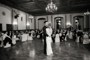 Wedding in San Francisco with photos in Baker Beach and the Haight Ashbury.
