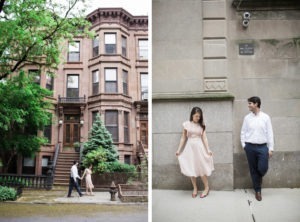 Engagement in Park Slope and Brooklyn Bridge, Brooklyn.