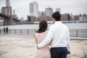 Engagement in Park Slope and Brooklyn Bridge, Brooklyn.