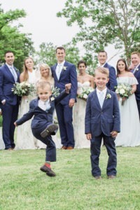The ring bearers at a wedding at Peconic Bay Yacht Club on the North Fork in Manhattan. Photo by Kelly Kollar Photography.