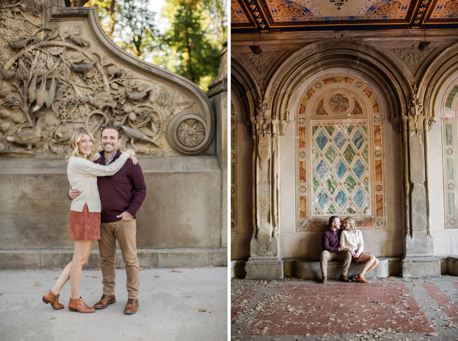Central Park Autumn Engagement