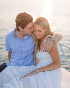 Sunset Boat Ride Engagement