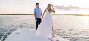 Sunset Boat Ride Engagement